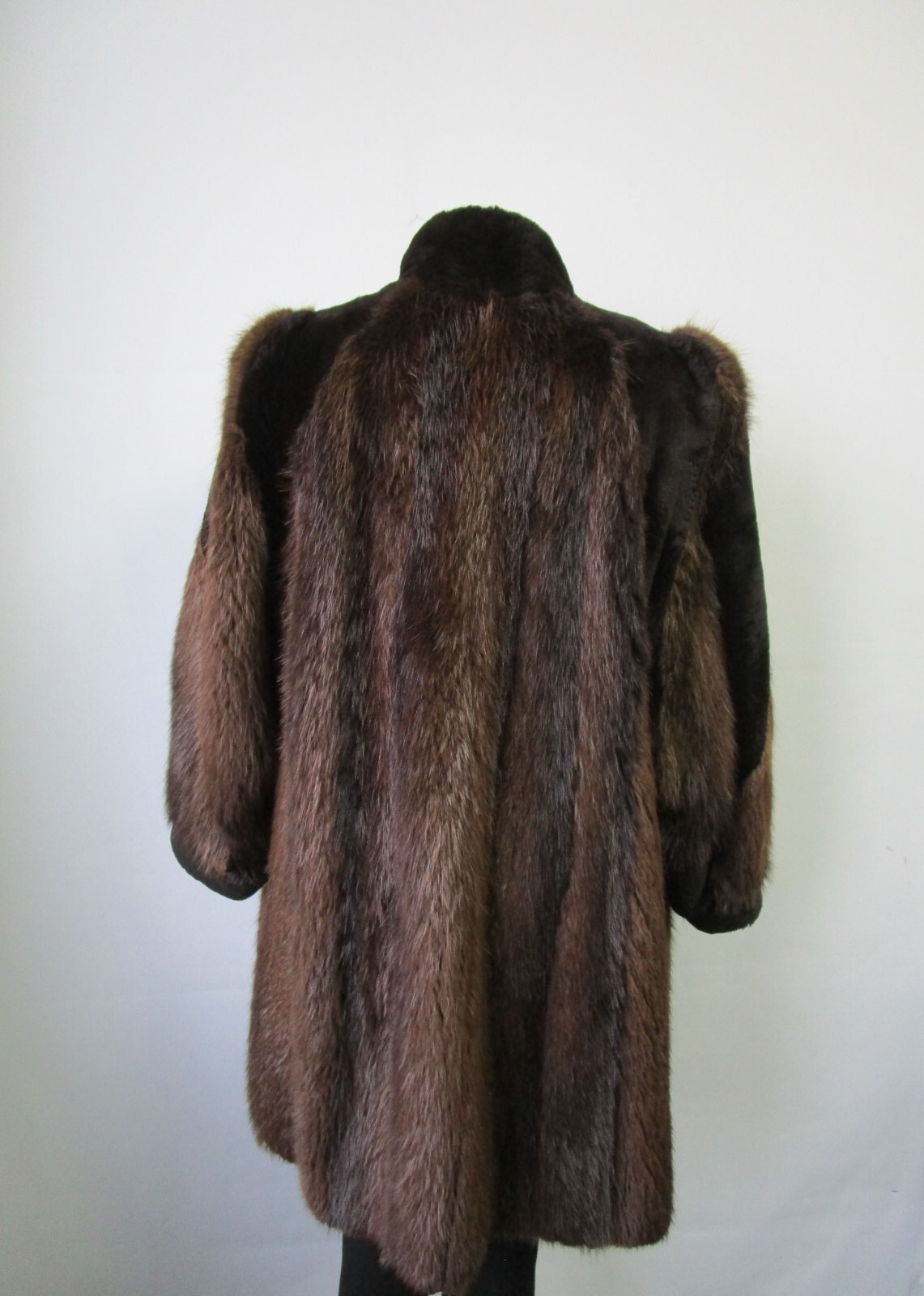 Beaver Fur Coat Jacket Woman Women's Sz 10 MINT+ - Image 3