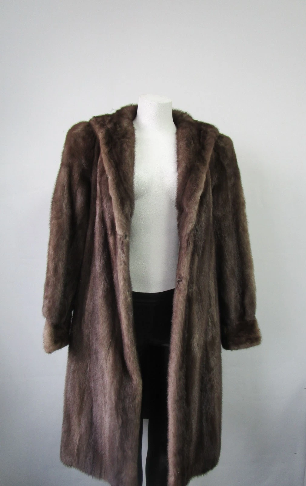 Lutetia Mink Fur Coat Women's Sz 2/4 XS MINT - Image 2