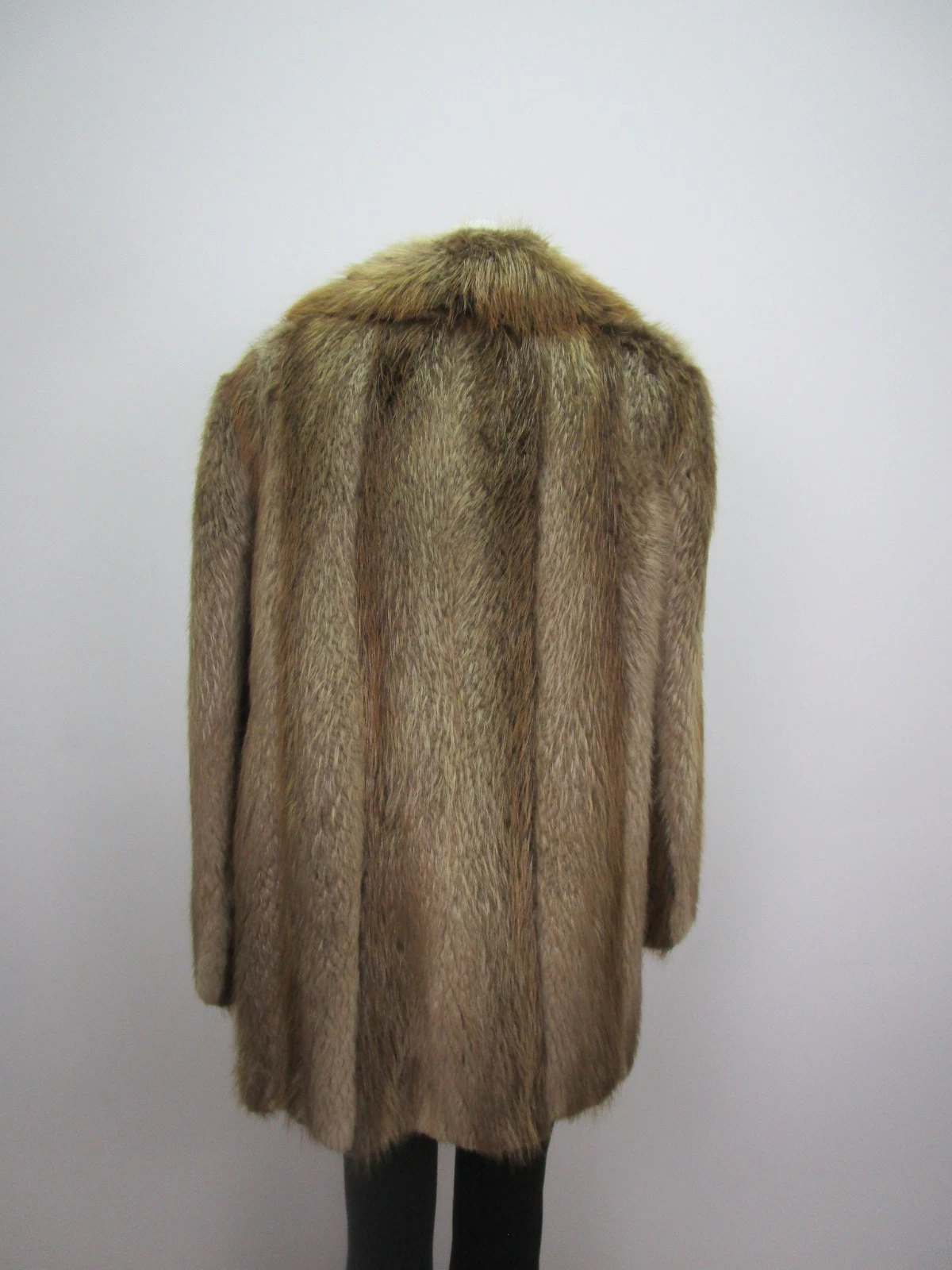 Blond Beaver Fur Jacket Coat MINT+ Women's 8 - Image 5