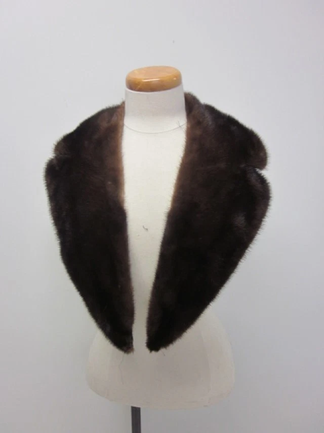 Men's NEW Mink Fur Collar Scarf Men Notch Style - Image 2