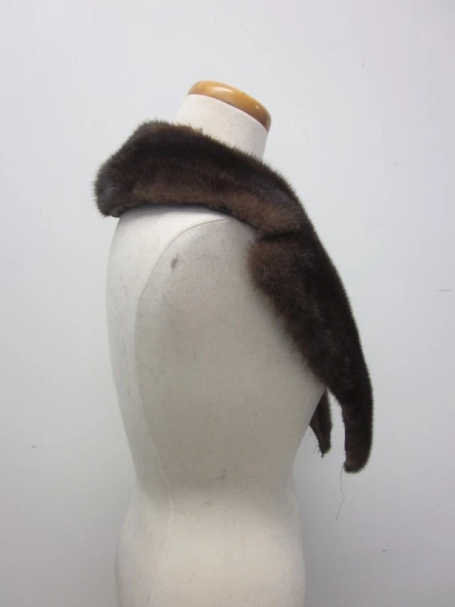 Men's NEW Mink Fur Collar Scarf Men Notch Style - Image 3