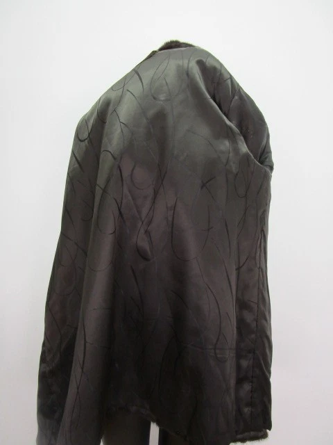 MAJESTIC MINK Fur Coat Jacket Hood Mint Women's M - Image 8