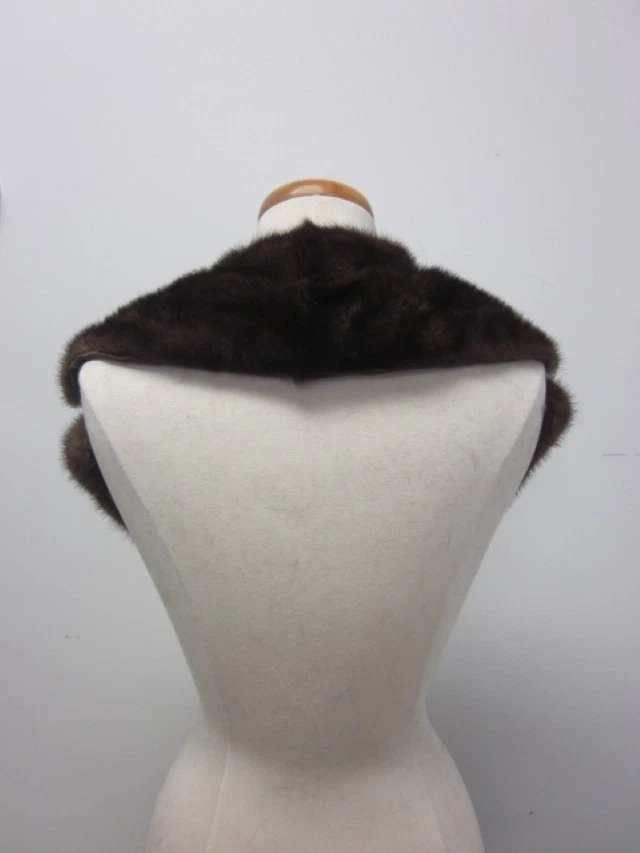 Men's NEW Mink Fur Collar Scarf Men Notch Style - Image 4