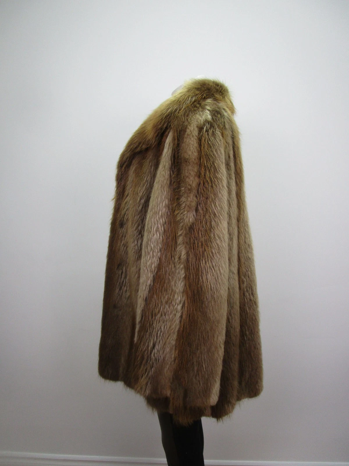 Blond Beaver Fur Jacket Coat MINT+ Women's 8 - Image 4