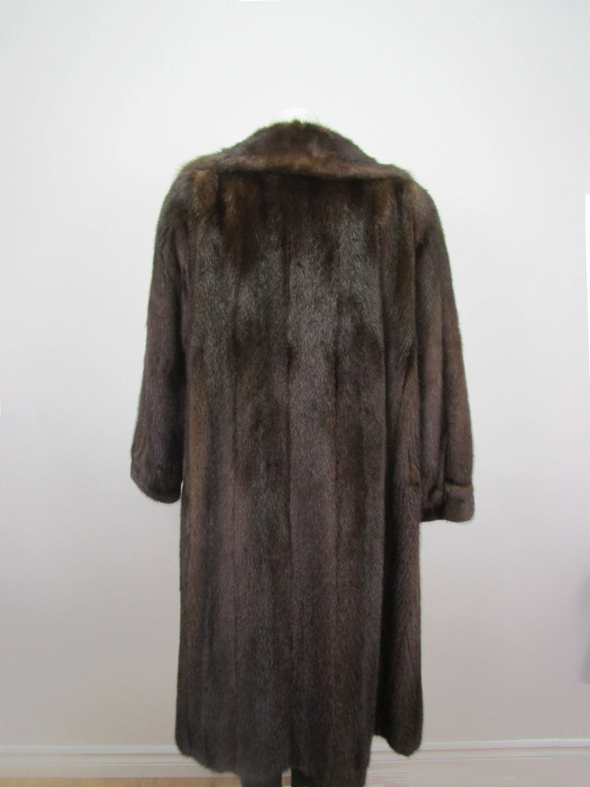 Dark Pastel Mink Fur Coat MINT Women's 10 - Image 3