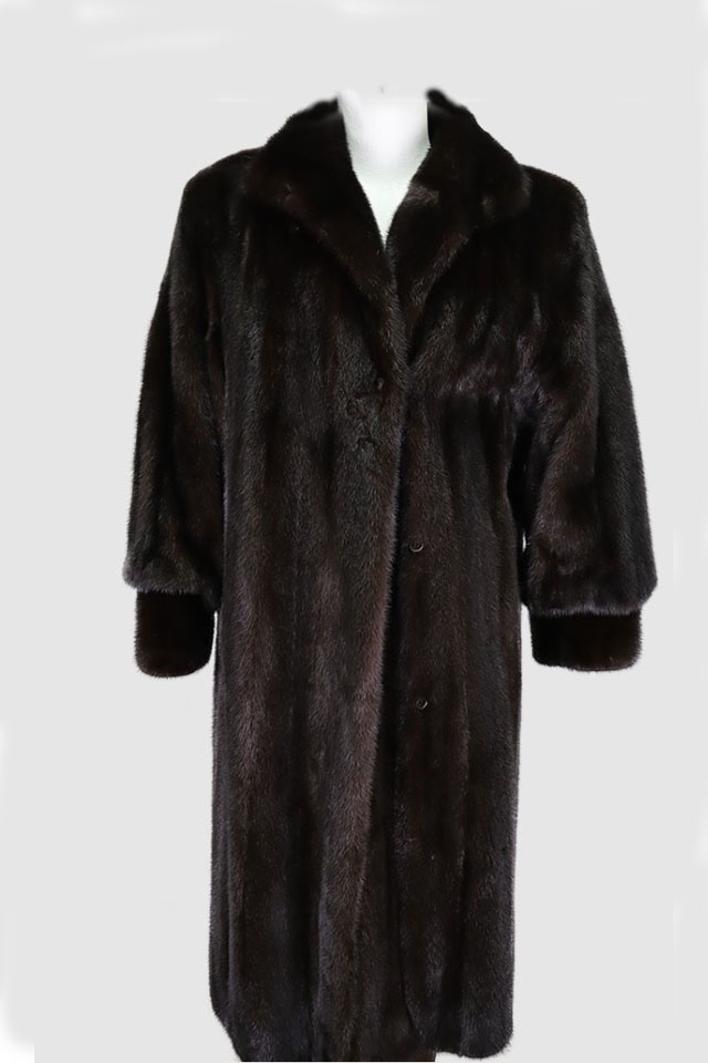 Mink Fur Coat Mint+ CANADA MAJESTIC Dark Ranch Women's 10