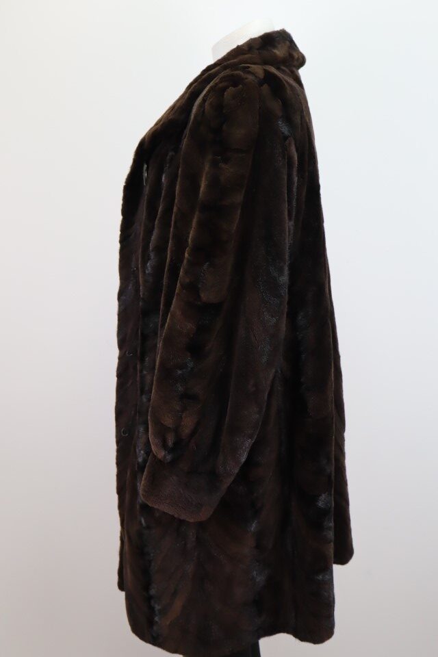 Sheared Mink Fur Coat Jacket MINT+ Women's Sz 10 - Image 4