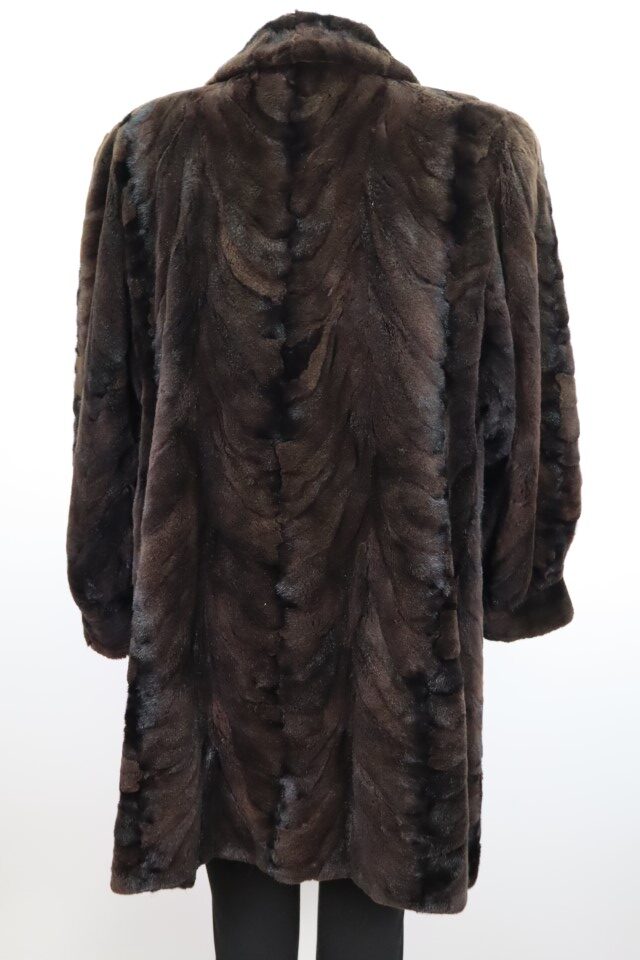 Sheared Mink Fur Coat Jacket MINT+ Women's Sz 10 - Image 5