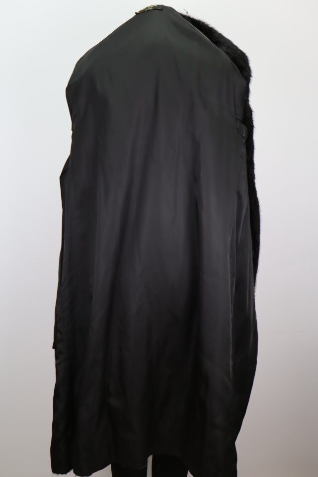 Natural Black Mink Fur Coat Jacket MINT+ Women's 10 - Image 5