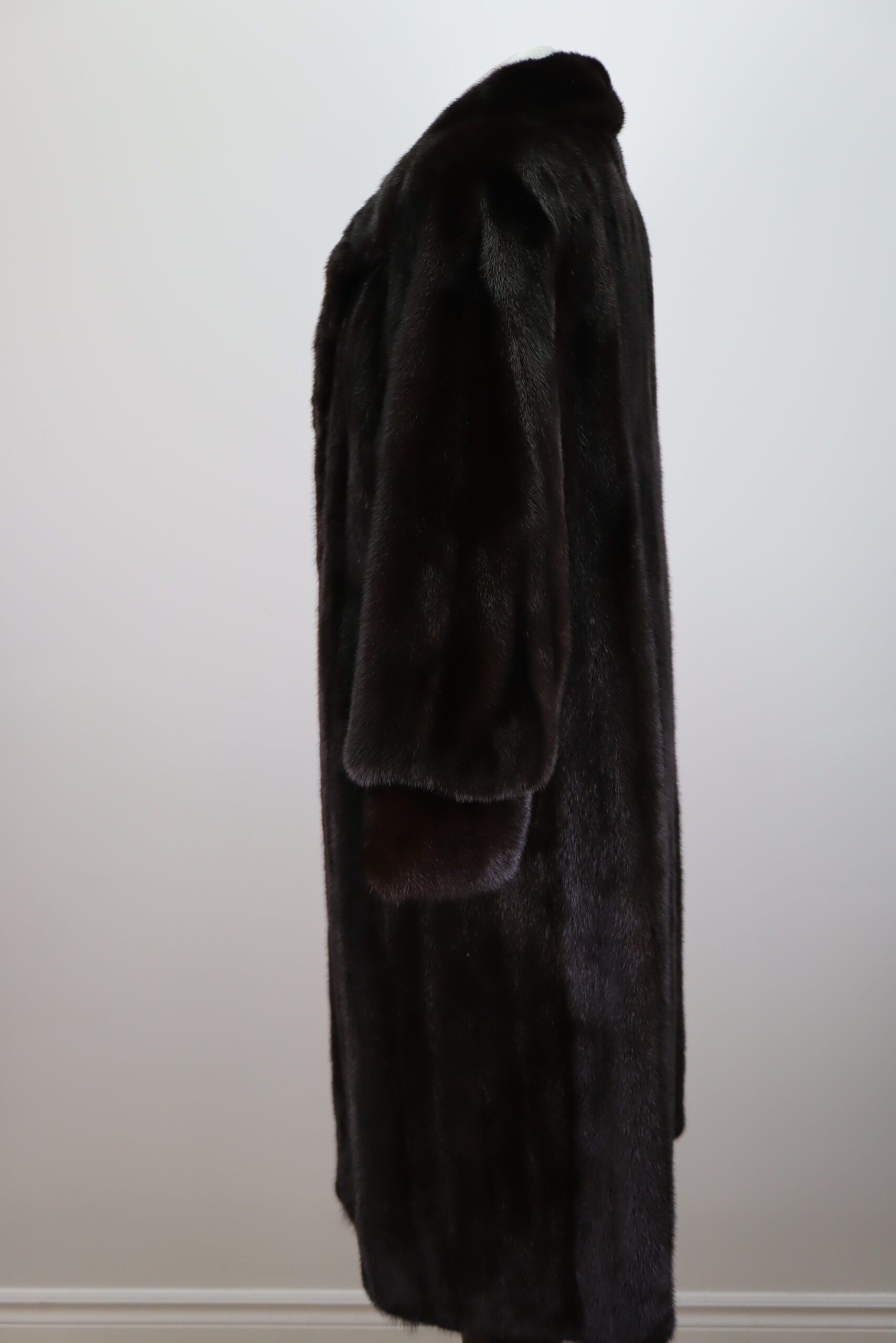 Mink Fur Coat Mint+ CANADA MAJESTIC Dark Ranch Women's 10 - Image 4