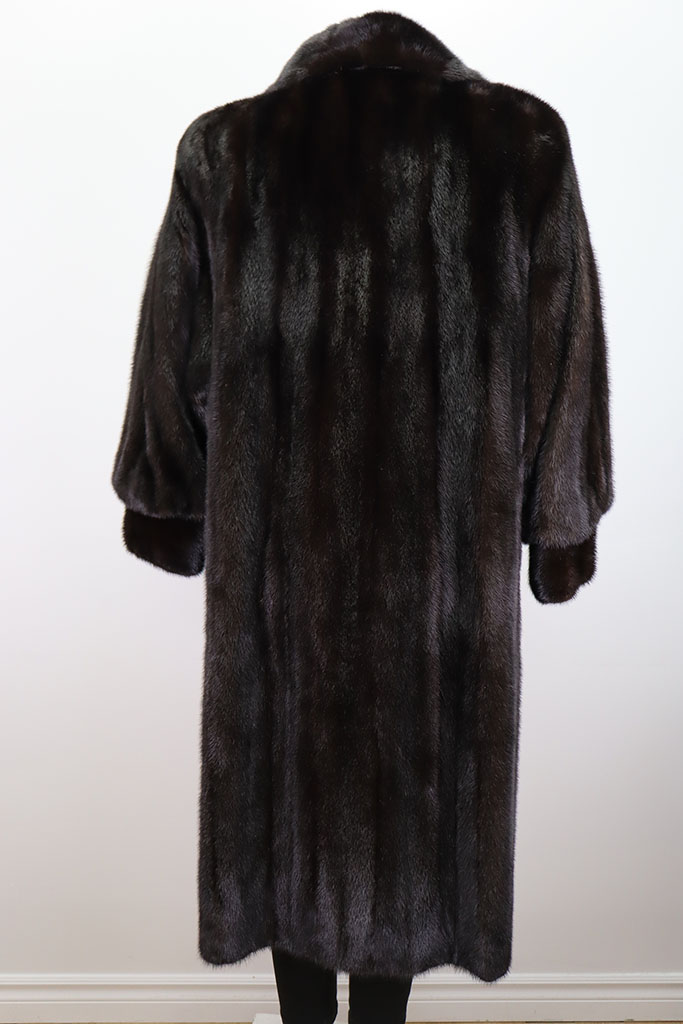Mink Fur Coat Mint+ CANADA MAJESTIC Dark Ranch Women's 10 - Image 5