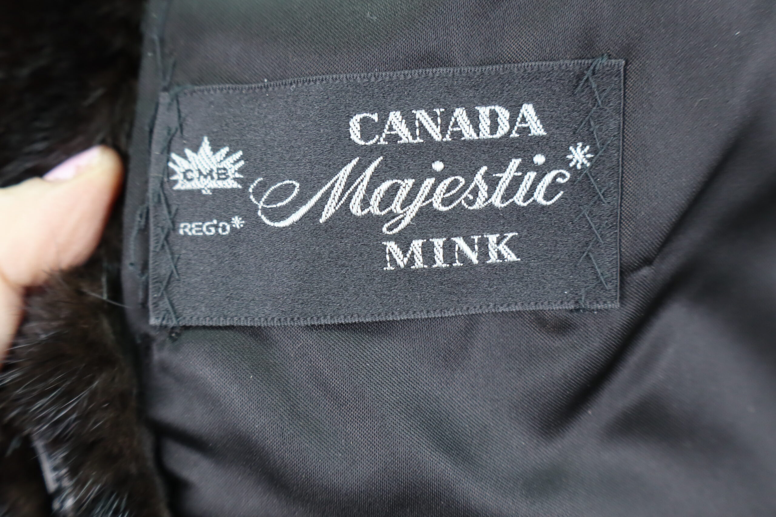 Mink Fur Coat Mint+ CANADA MAJESTIC Dark Ranch Women's 10 - Image 7