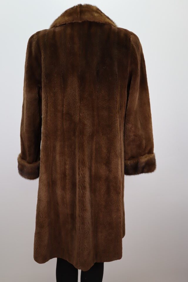 Sheared Mink Fur Coat Jacket Women's Sz S MINT - Image 4