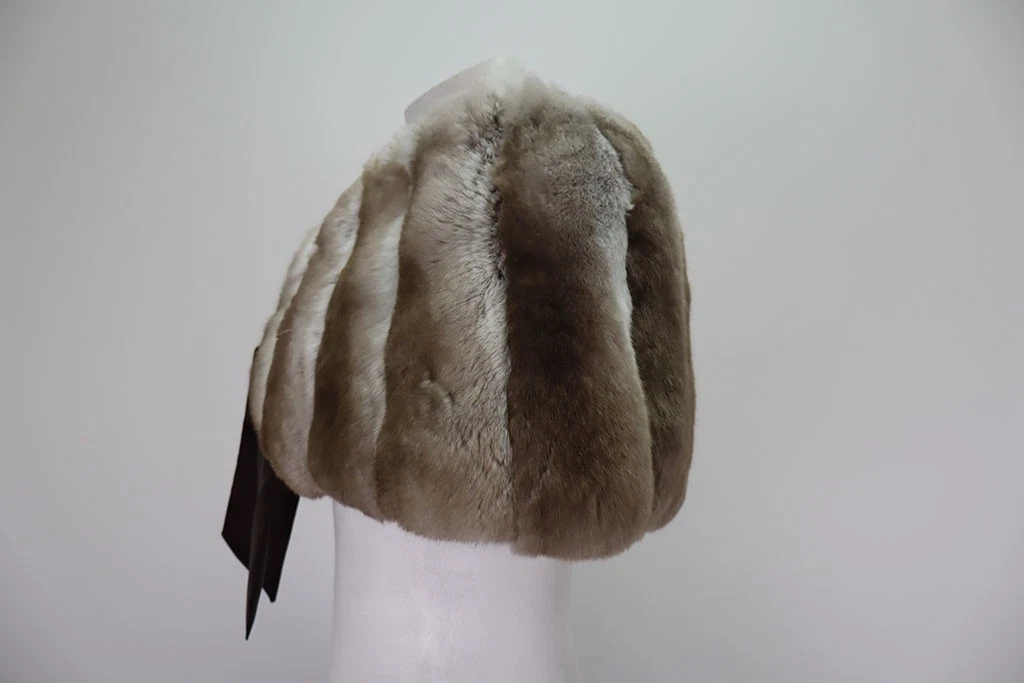 New Chinchilla Fur Cape Shawl Stole Wrap Wedding - Image 2