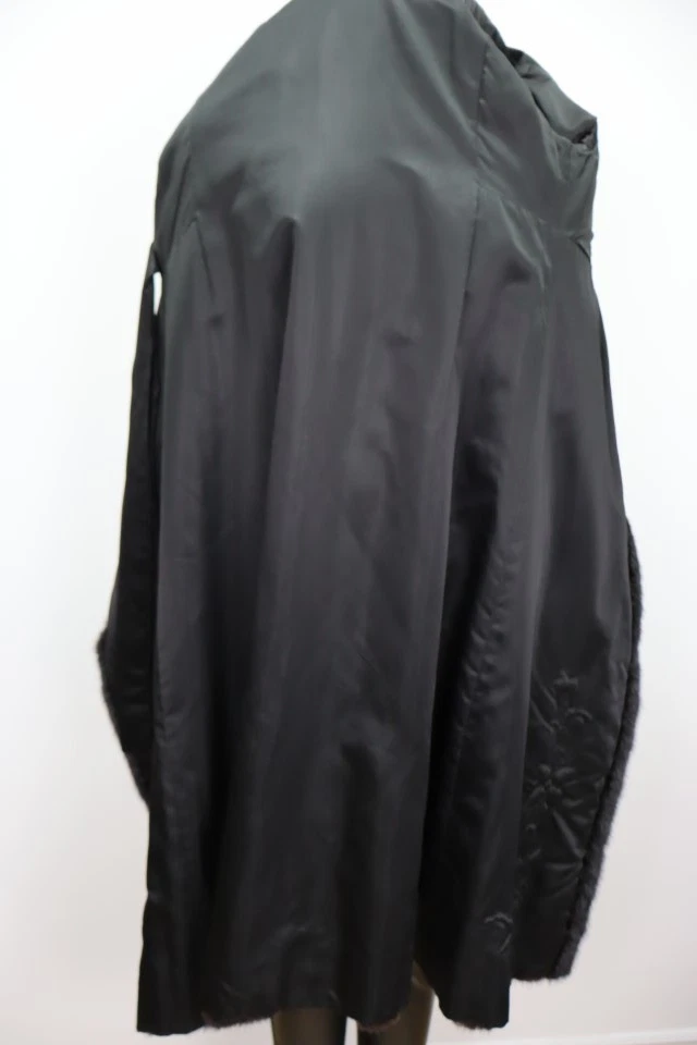 Women's Sz 4 Natural Black Mink Fur Coat MINT+ - Image 5