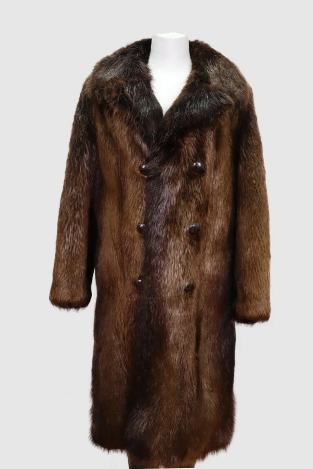 Men's Sz 40 Beaver Fur Jacket Coat MINT+ MEN Man