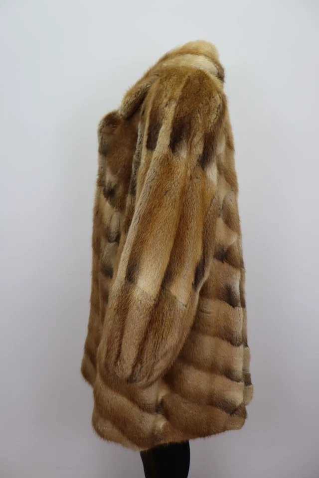 Women's Sz 12 Muskrat Fur Coat Jacket MINT+ Woman - Image 4