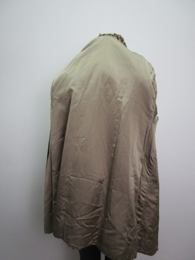 Ocelot Black Mink Fur Coat Jacket Women's 10 Mint - Image 4