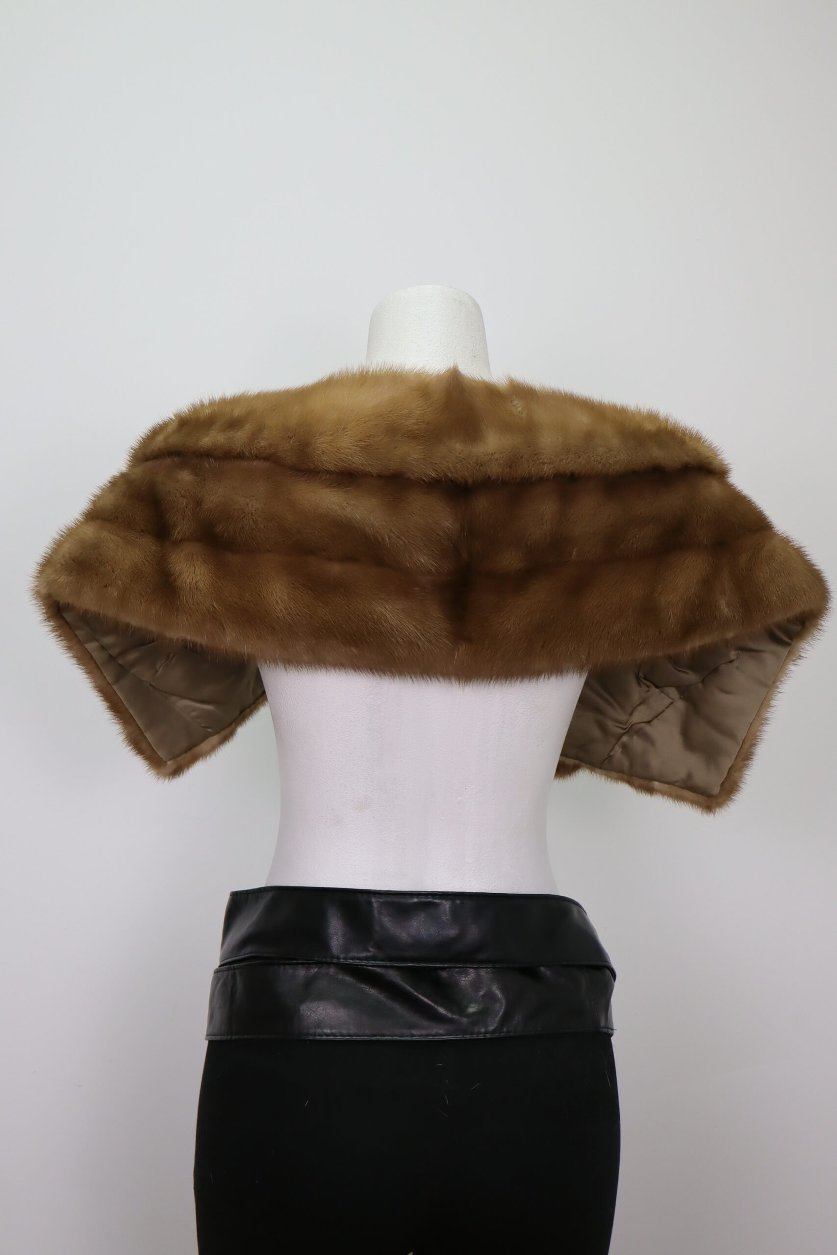 MINT+ Mink Fur Stole Wrap Cape Collar WEDDING - Image 2