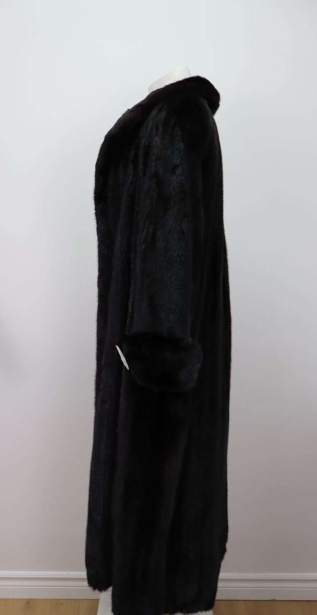 Mink Fur Coat Jacket MINT+ Sz 8 Dark Ranch - Image 5