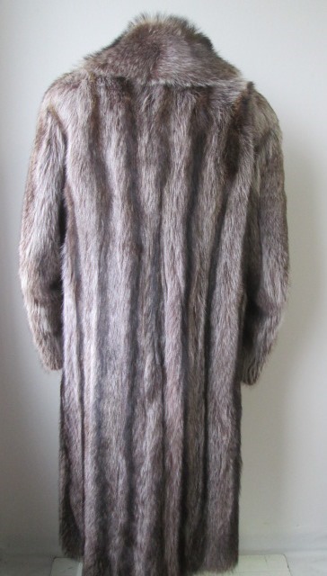 Raccoon Fur Coat Jacket Men's XXL New - Image 4