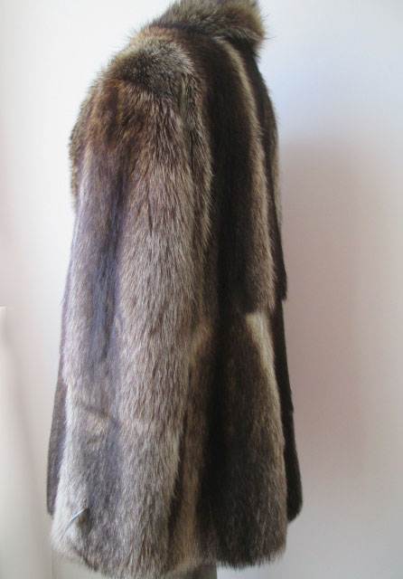 Raccoon Fur New Coat Jacket Coat XL New - Image 5