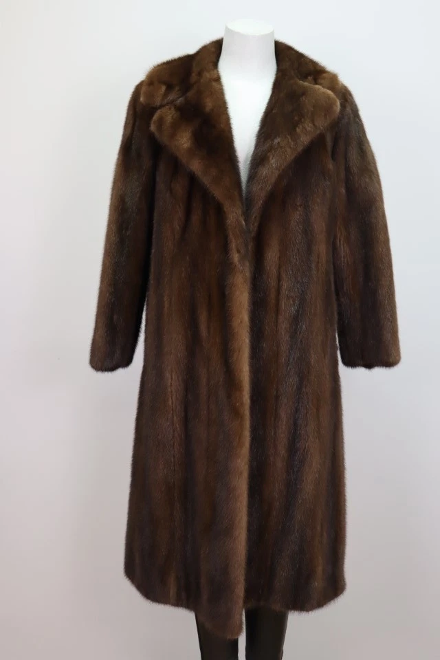 Dark Pastel Mink Fur Coat Jacket MINT+ Women's 4 - Image 2