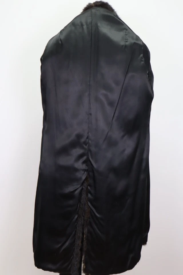 Men's Dark Ranch Mink Fur Coat SUPERB Sz 42 - Image 5