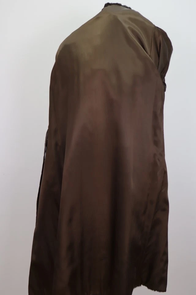 Women's Natural Black Mink Fur Coat Jacket MINT Sz 6 - Image 5