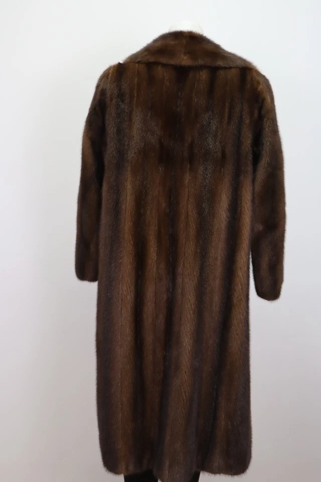 Dark Pastel Mink Fur Coat Jacket MINT+ Women's 4 - Image 4