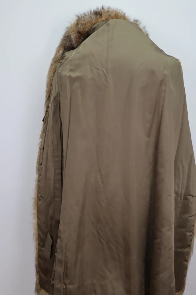 Women's Sz 4 Beaver Fur Coat Jacket Crystal Fox MINT+ - Image 6