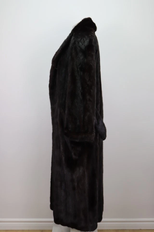 Women's Sz 8 MINT+ Dark Ranch Mink Fur Coat Woman - Image 3