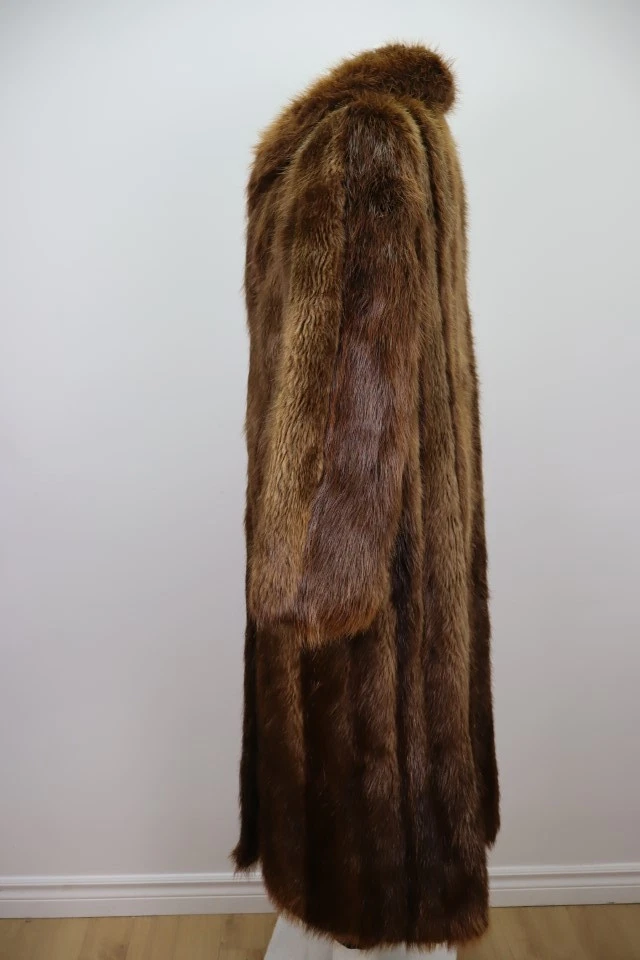 Women's Sz 8 Beaver Fur Jacket Coat MINT Woman - Image 3