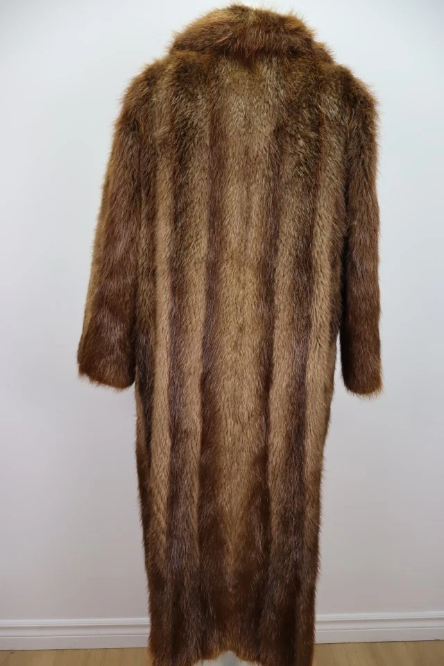 Women's Sz 8 Beaver Fur Jacket Coat MINT Woman - Image 4
