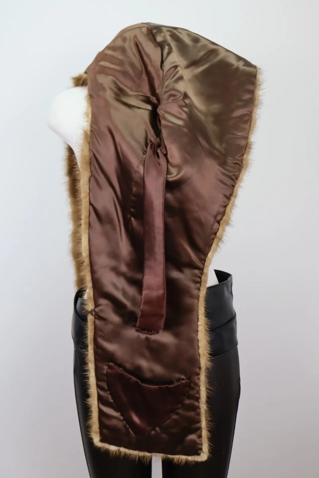 Women's MINT Mink Fur Shawl Stole Wrap Cape WEDDING Woman - Image 5