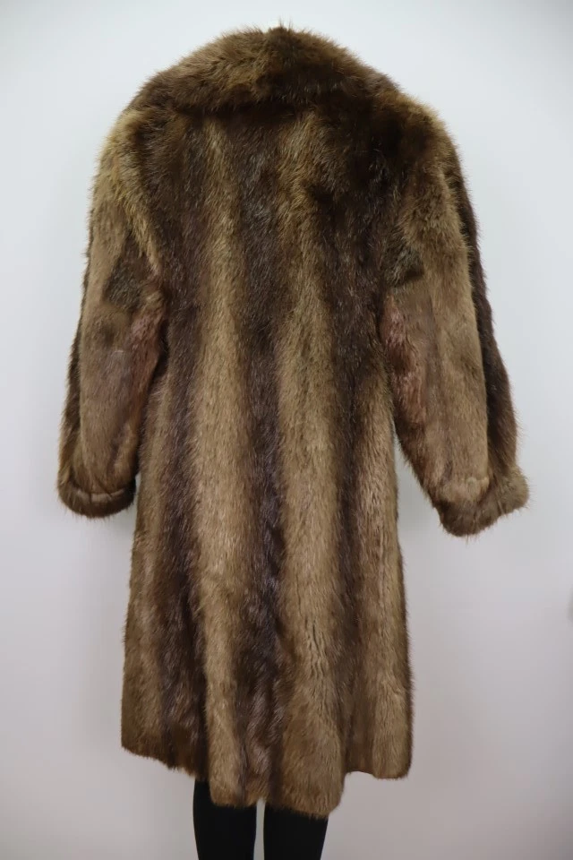 Women's Sz XS 2/4 Beaver Fur Jacket Coat MINT Woman - Image 3