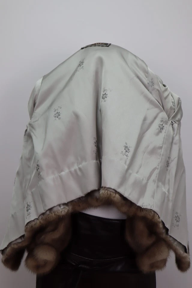 Women's Sz 4/6 Gray Mink Fur Coat Jacket MINT+ Lunaraine - Image 5