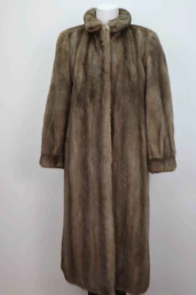 Women's Sz 6 Blue Iris Mink Fur Coat Jacket MINT+ Woman - Image 2