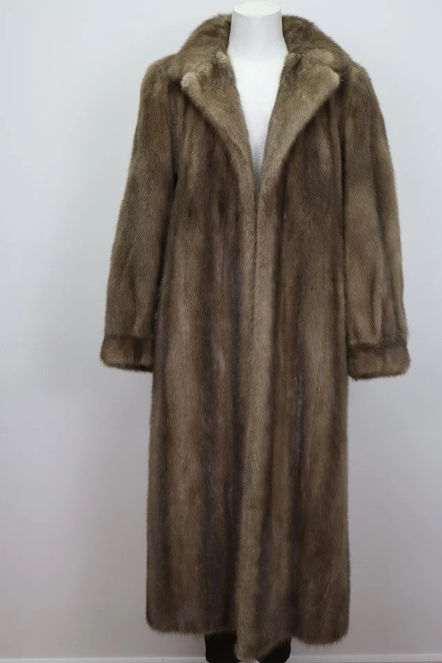 Women's Sz 6 Blue Iris Mink Fur Coat Jacket MINT+ Woman - Image 3