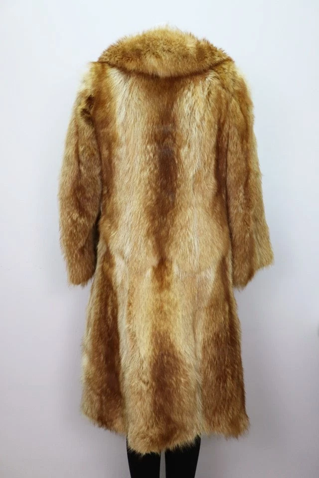 Women's Sz 2 XXS Tanuki Raccoon Fur Coat Jacket MINT Woman - Image 2