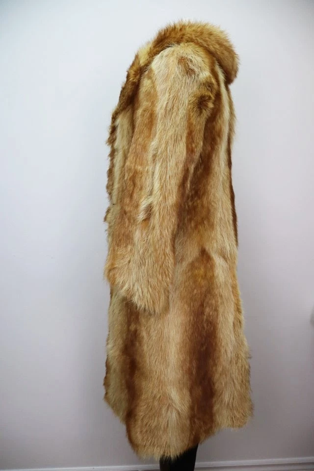 Women's Sz 2 XXS Tanuki Raccoon Fur Coat Jacket MINT Woman - Image 3