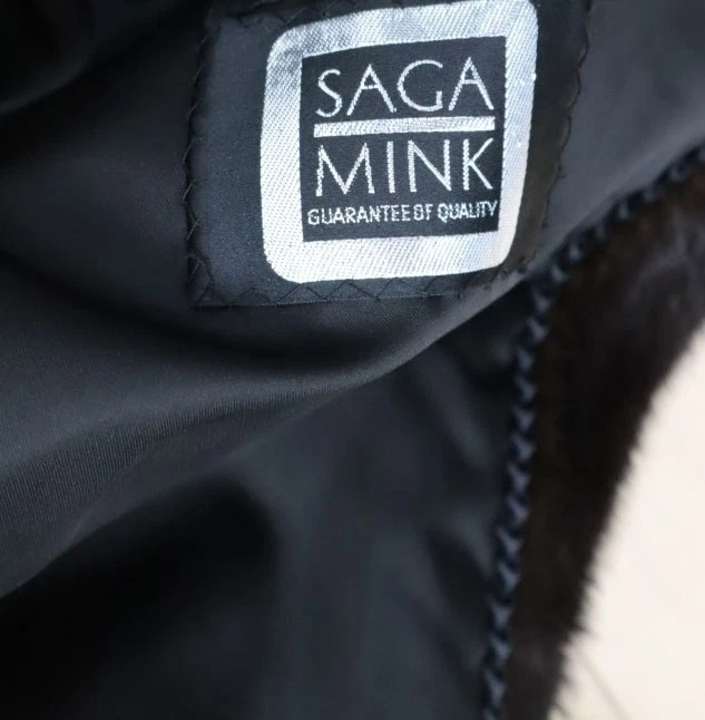 Women's Sz 8 SAGA Mink Fur Coat Jacket MINT Woman - Image 6