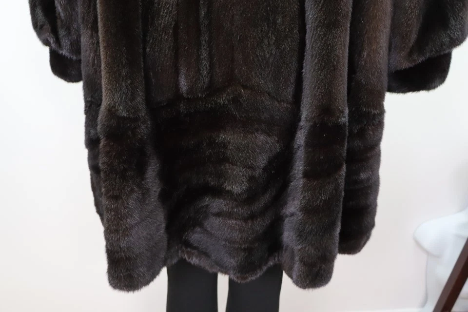 Women's Sz 14 Mink Fur Coat Jacket Stroller EXCELLENT Woman - Image 5
