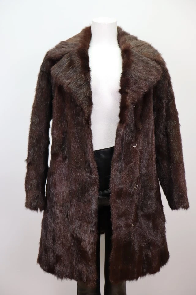Women's Sz 6 MINT Real Chinese Mink Fur Coat Jacket Woman - Image 5