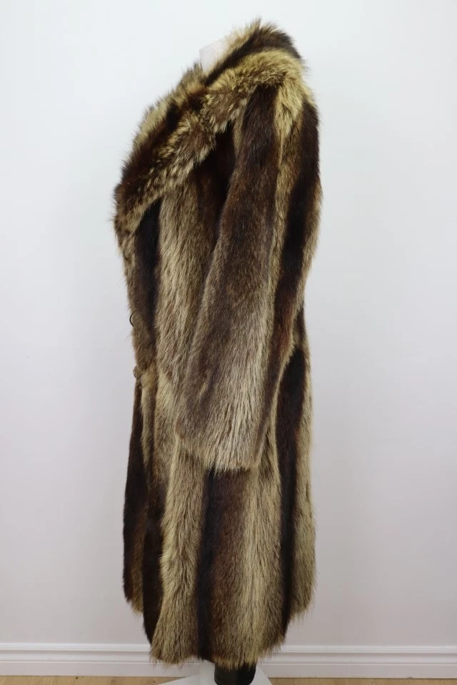Men's Size 38/40 Raccoon Fur Coat MINT+ MEN Man - Image 3