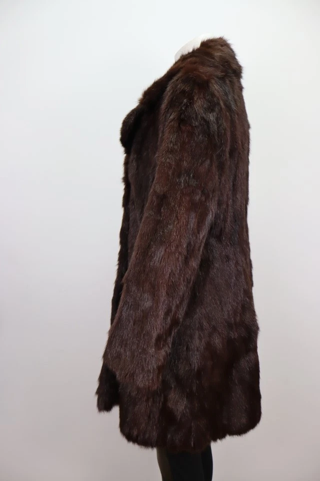 Women's Sz 6 MINT Real Chinese Mink Fur Coat Jacket Woman - Image 3