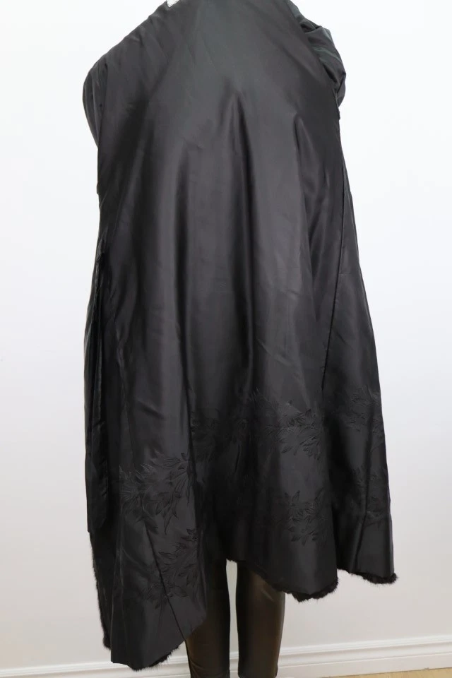 Women's Sz 8 Dark Ranch Black Mink Fur Coat Jacket MINT+ Woman - Image 6
