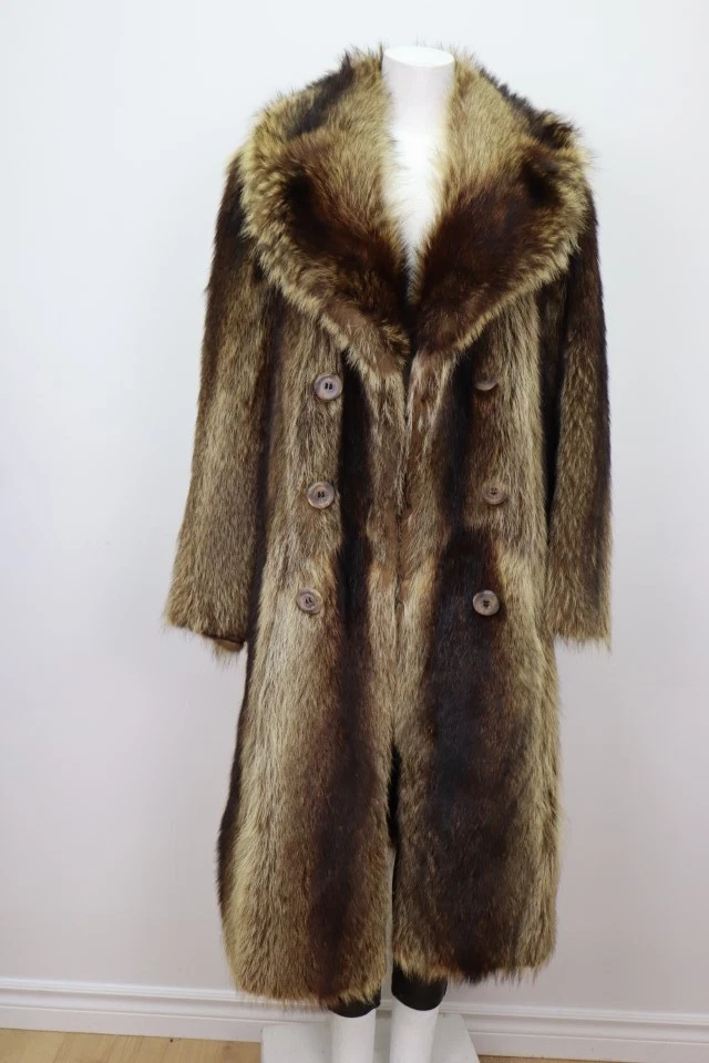 Men's Size 38/40 Raccoon Fur Coat MINT+ MEN Man - Image 2